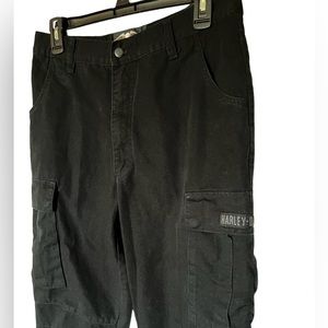 🔥🔥🔥Vintage, Harley Davidson Black, Cargo Pants